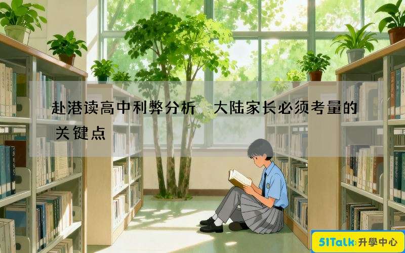 赴港读高中利弊分析 大陆家长必须考量的关键点